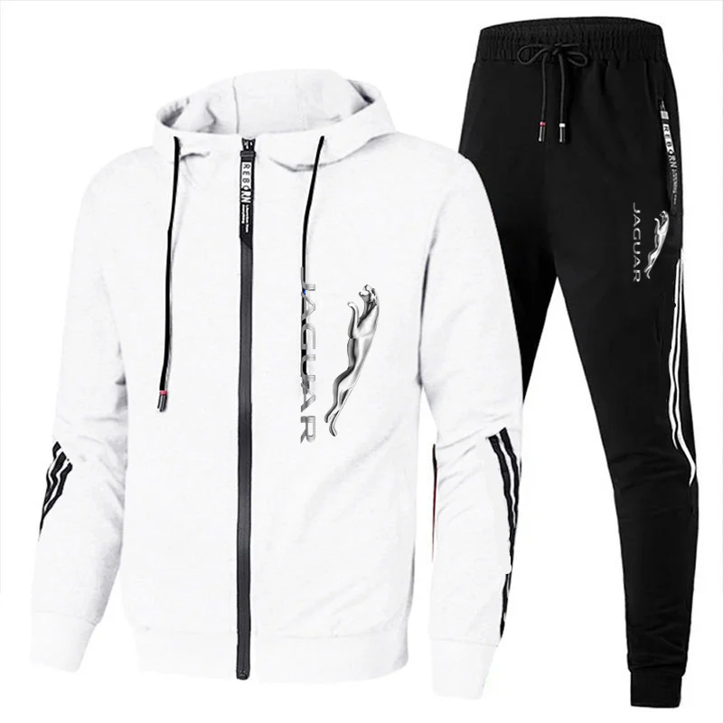 2024 New Men\'s Casual Suit Outdoor Fitness Jogging Sports Suit Men\'s Hoodie + Pants Set (S-4XL) New in Men\'s Sets Sports Suit