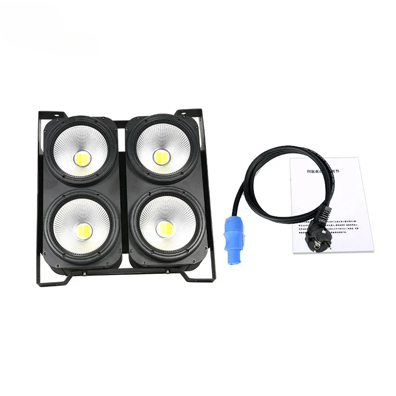 MOWL 4x100W 4 Eyes 4*100W DMX512 COB Blinder Audience LED Blinder Par Light For Theater Studio