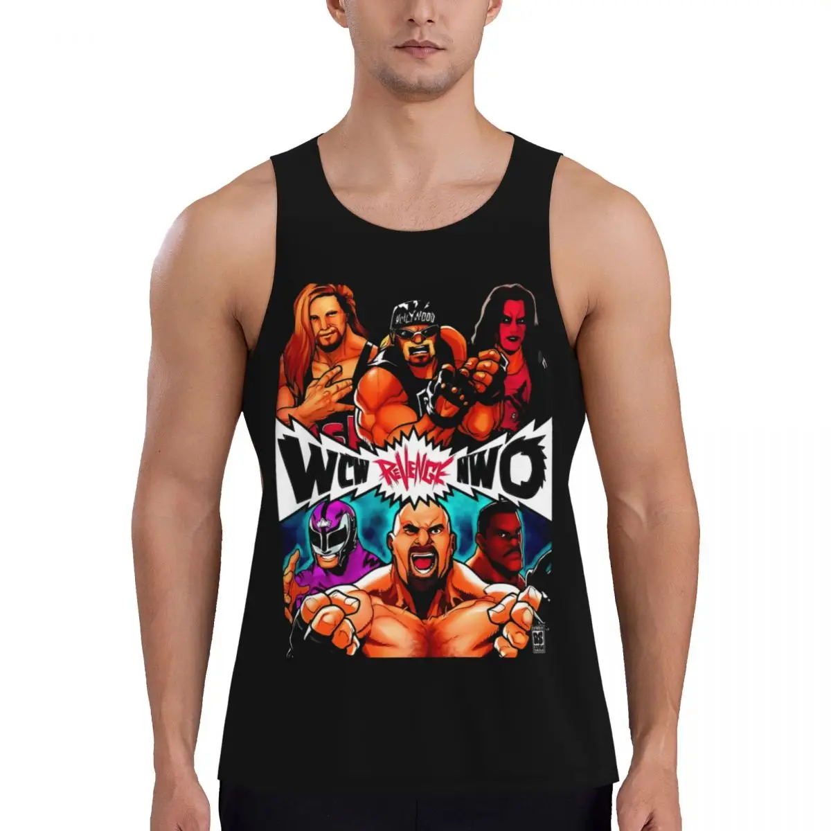 Nwo Renegades Bodybuilding Print Tank Tops Mens Muscle Vest…