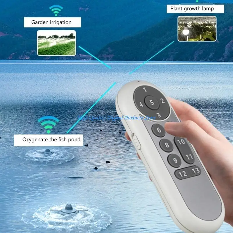 

U2JE Wireless Remote Switches 433MHz 7/11/13 Button Remote Control Transmitters