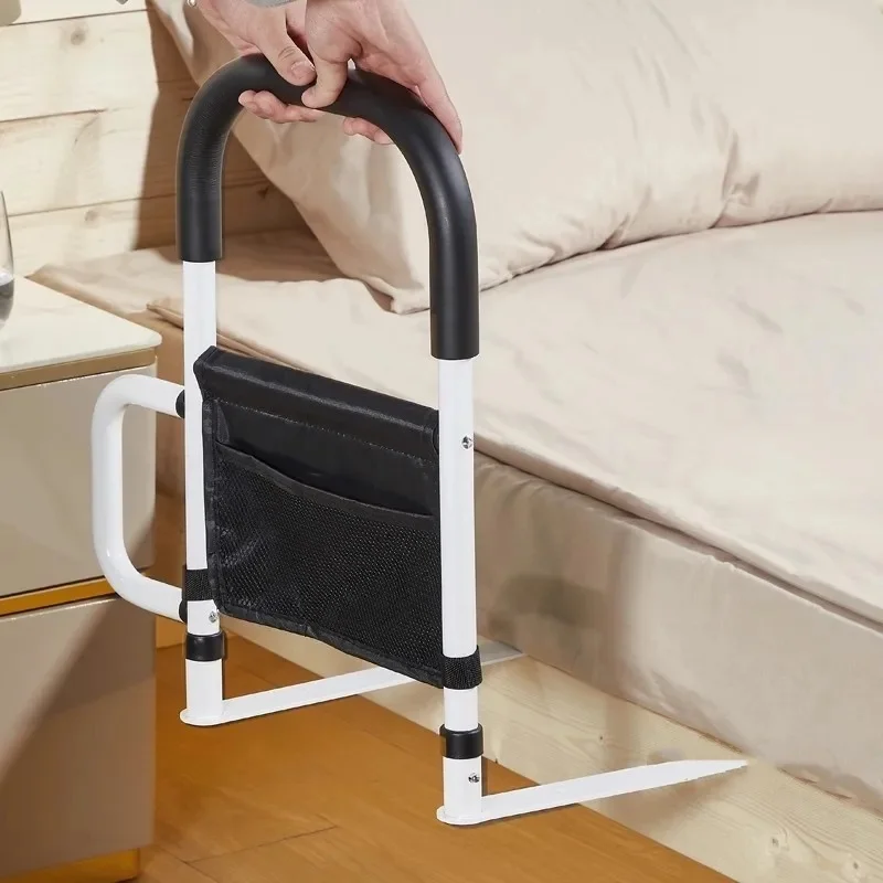 قضبان سرير معدنية حديثة وبسيطة للنساء الحوامل كبار والمستشفيات سميكة خالية من اللكمات المحمولة توسيع السرير الدرابزين #1