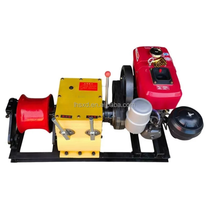 Cable Winch Machine diesel Laying Cable Stretching Machine/logging Stretching Machine