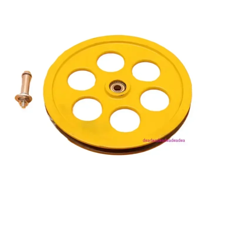 Elevator tensioner 250*20*6201 speed limiter pit tensioner device ground rope pulley