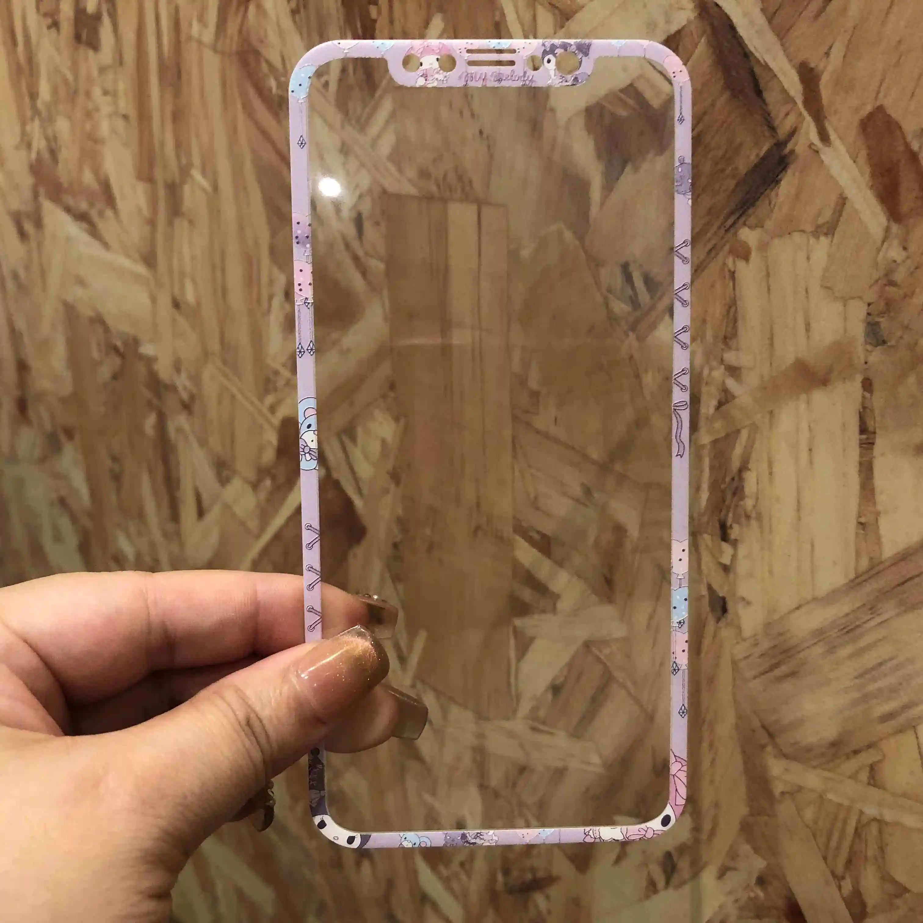 Cinnamoroll Sanrio Hello Kitty Cartoon Apple XR Cute Tempered Glass Film New iPhone11/12/13/14/15promax Full Screen Colour Film - Image 4