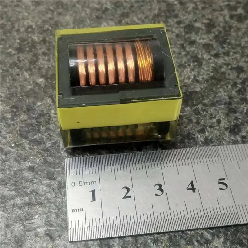 A97I-4X EC2834PC40 Air-Filled Magnetic Core Pack 6+1 Slot Resin Potting Transformer Inverter High-Voltage Pack 300 Ratio