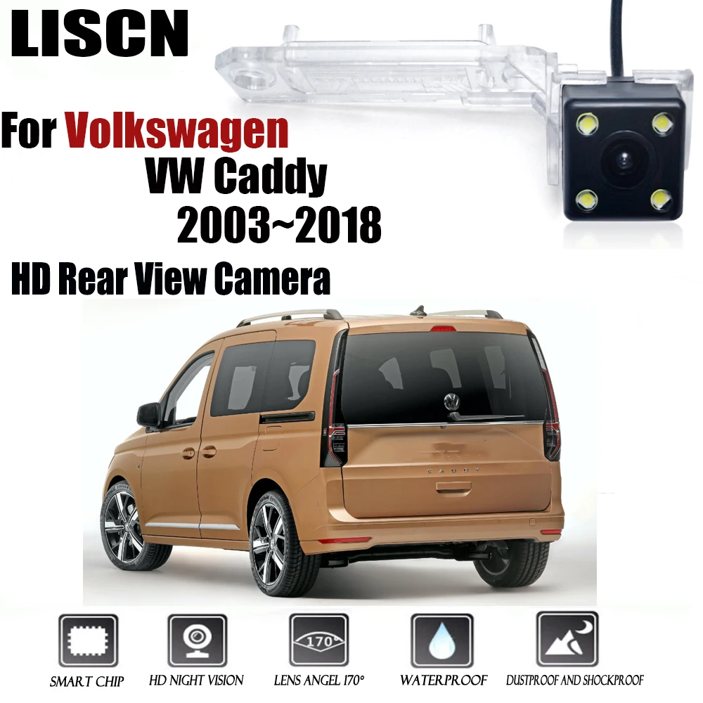 Rear View Camera For Volkswagen VW Caddy 2003~2018 CCD Night Vision RCA Camera/LED License Plate Camera Backup Camera