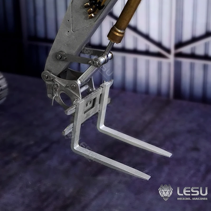 LESU1/14  model toy AC360 wheel digging small short tail excavator metal quick dismantling  bucket fork plate buckAT-C0029-B