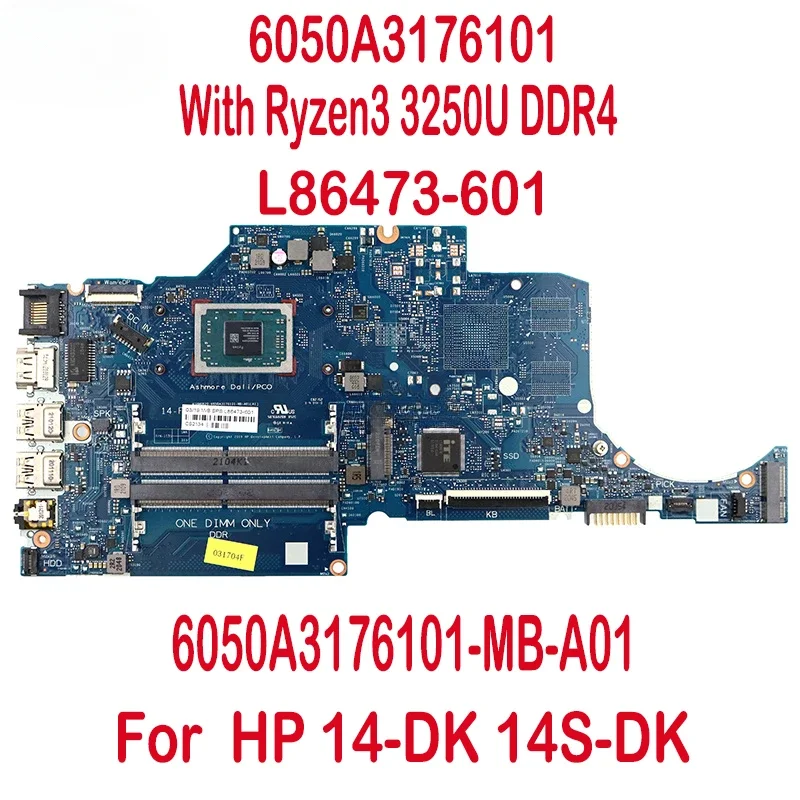 Mainboard TPN-I135 6050A3068501 For  14Z-DK 14-DK 245 G8 247 G8 14S-DK Laptop Motherboard L86473-001 L86473-601 AMD CPU DDR4