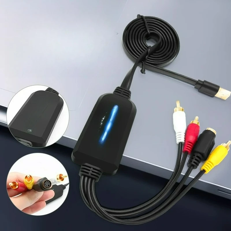 

USB one video capture card 1080P monitoring game console dv camera set-top box video capture av signal