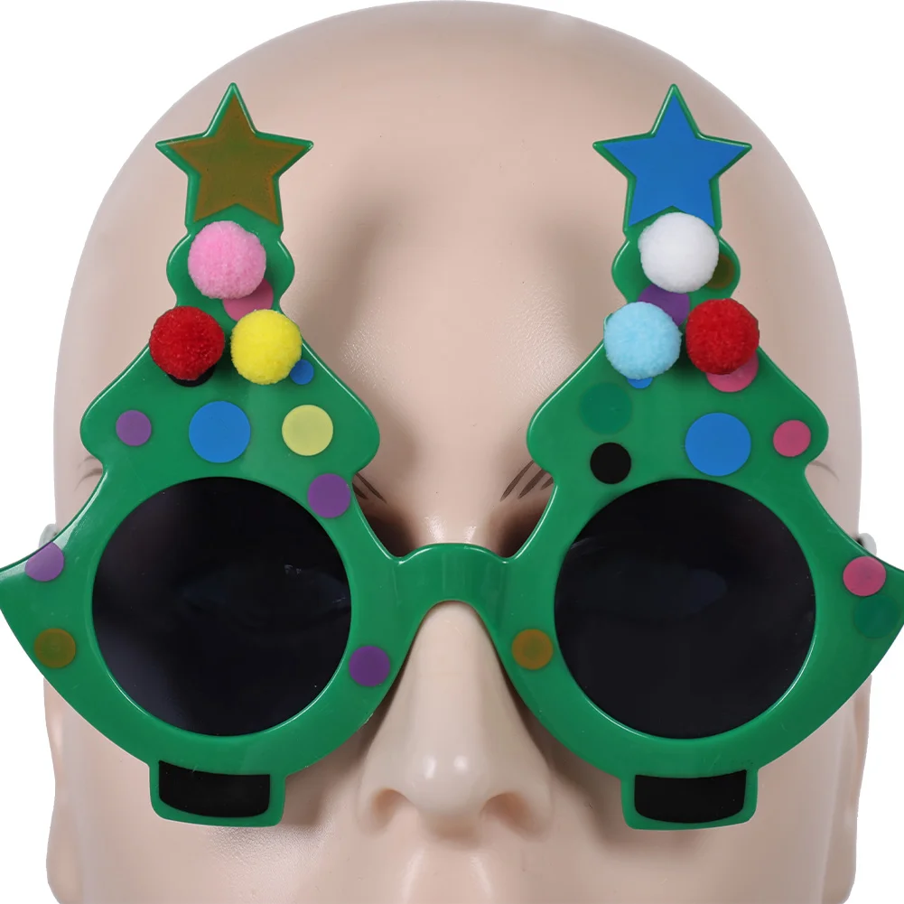 Erwachsene Männer Frauen Weihnachtsbaum Brille Clown Cosplay Brillen Film Terrifier Halloween Karneval Kostüm Zubehör Prop
