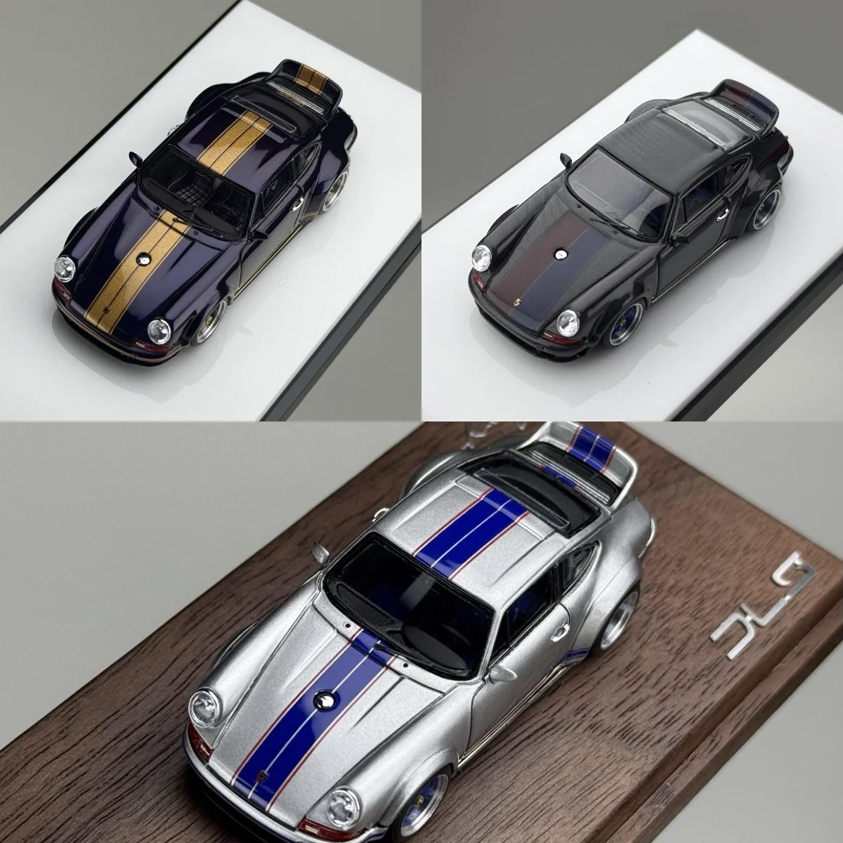 One Car & ICHEMO 1:64 Scale Porsche Singer DLS Resin Car Model