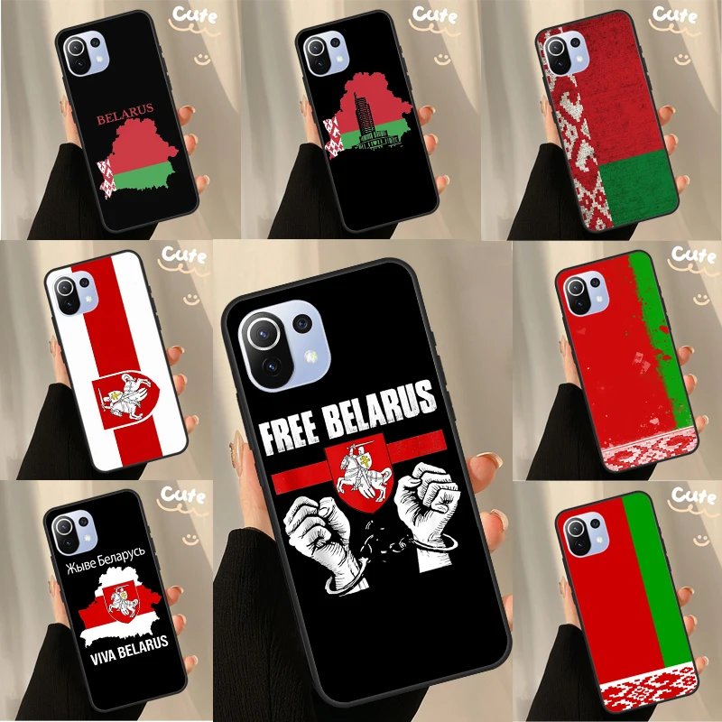 Republic Belarus National Flag For POCO F5 Pro X4 F4 GT C40 M5s F3 X3 X5 Pro Case For Xiaomi 13 12 Lite 12T 11T Pro Cover 