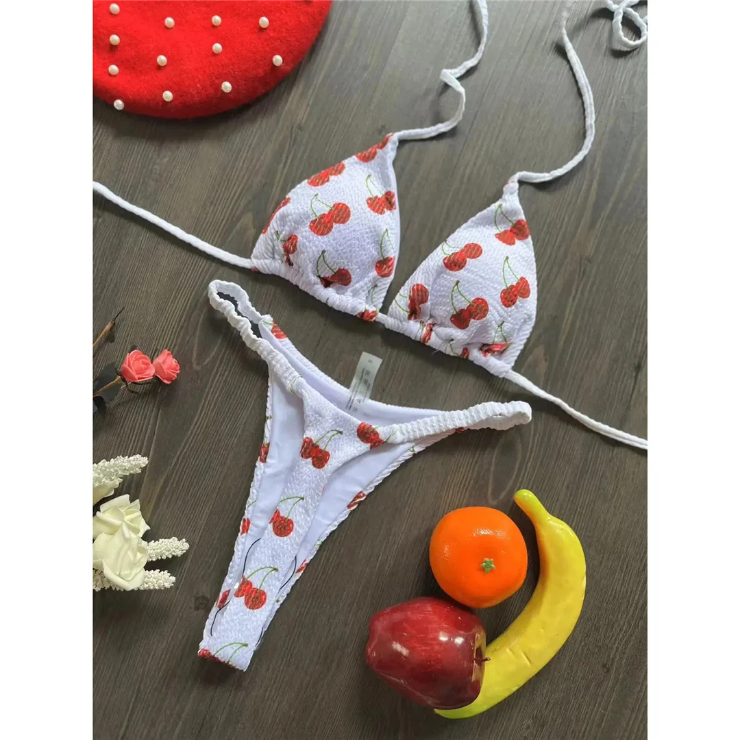 Leopard Extreme String Mini Micro Thong Bikini Damen Badeanzug Frauen Bademode Zweiteiliger Bikini-Set Badebekleidung V5072 – Detail 23