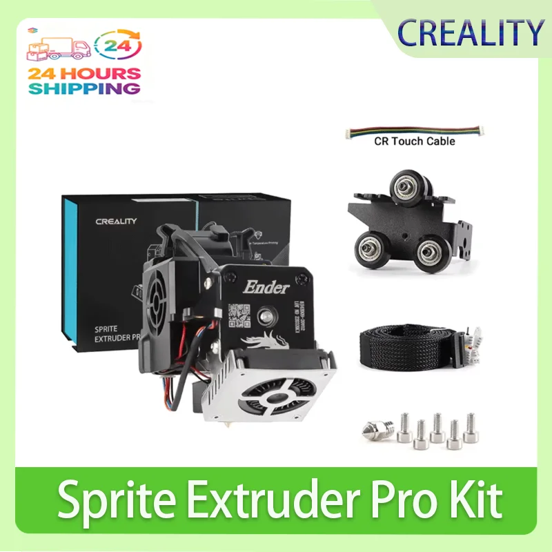 CREALITY Sprite Extruder Pro Kit 300℃ High Temperature Printing 3:5:1 Gear Ratio Direct Drive Extrude for Ender-3 Series Printe