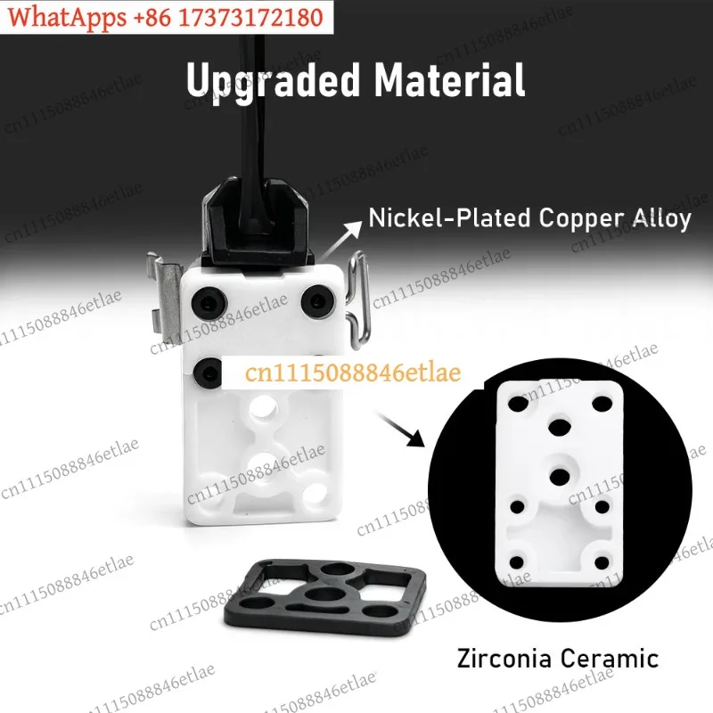 k3 Upgraded Hotend Heating Block Kit for Bambu Lab A1/A1 Mini Zirconia Ceramic Base Replacement Accessory