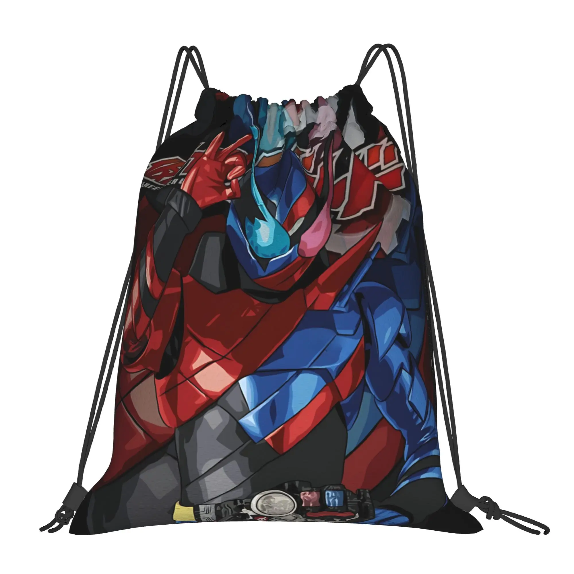 gym Pouch Kamen Rider  Drawstring Bags Travel Unisex Storage Organize Bundle Pocket Rope Bag