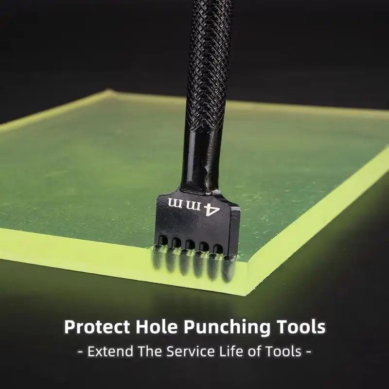 Hole Bag Punch Tool For Leather Working DIY Craft Polyurethane Pad Leather Punch Mat Rubber Mute Board Cutting Board Stamping