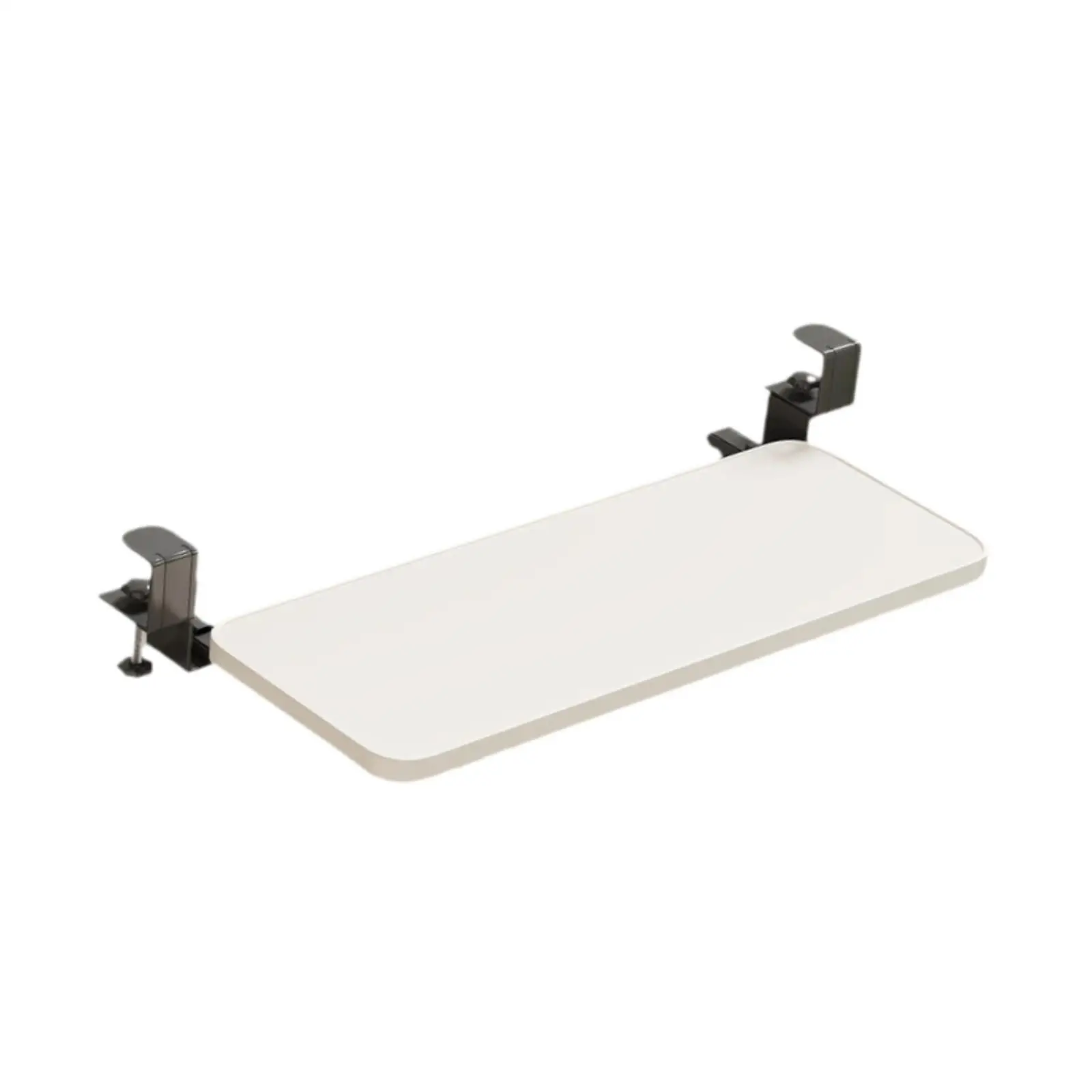Desk Extender Tray Home Office Men Women Extension Attachment Clamp on Portable Desk Extender Board Keyboard Tray Wrist Support