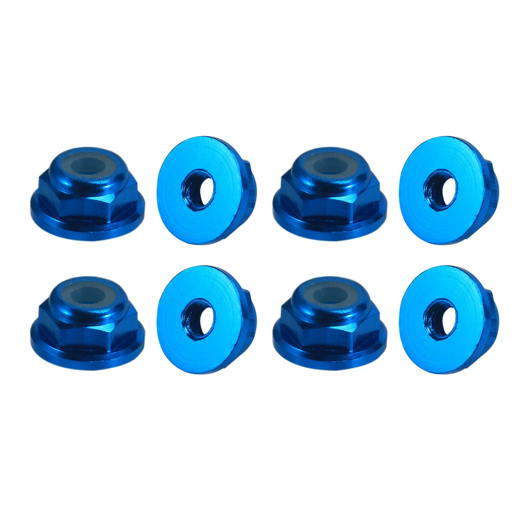 

Modern 8Pcs Metal Nylon M2 Wheel Lock Nuts for 1/24 RC Car Crawler Car,2