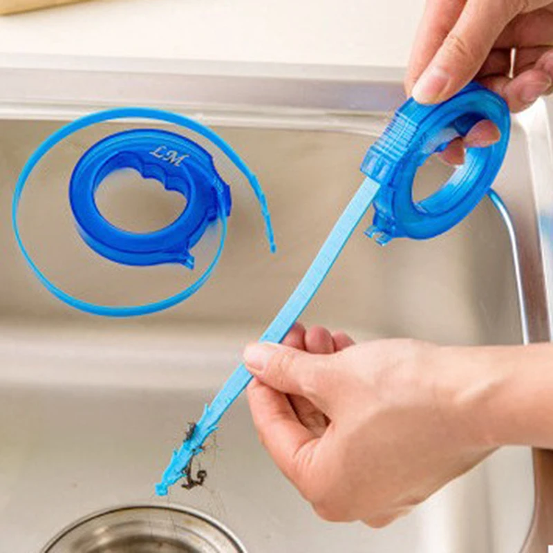 

Hair Anti Clog Remover Cleaning Tool Drain For Kitchen Shower Sink Bathtub Hair Removal Sewer Dredge Device Bathroom Accessories