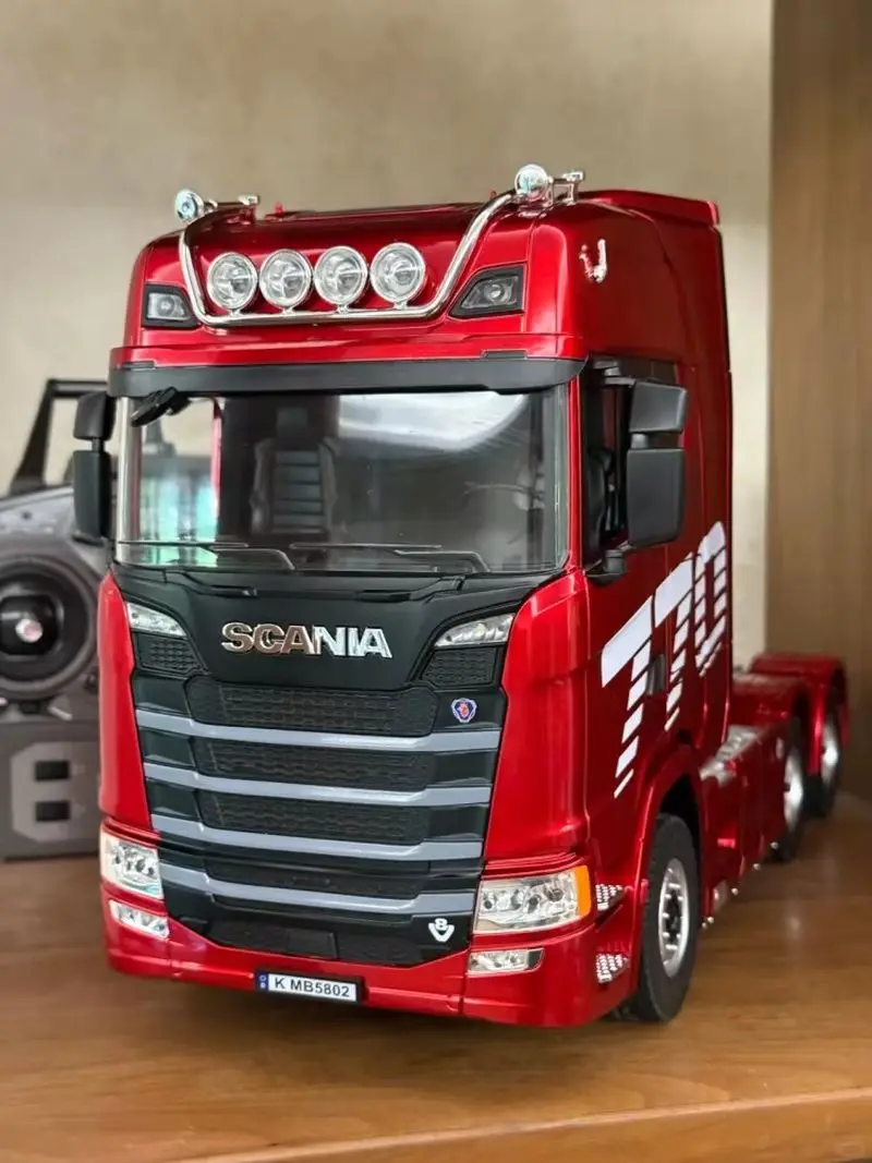 Rc Huina Truck Scania Official Licensed 1/18 Scale 770s Alloy Tractor Rtr With 501d Trailer Electric Toy Hot Sale In Stock