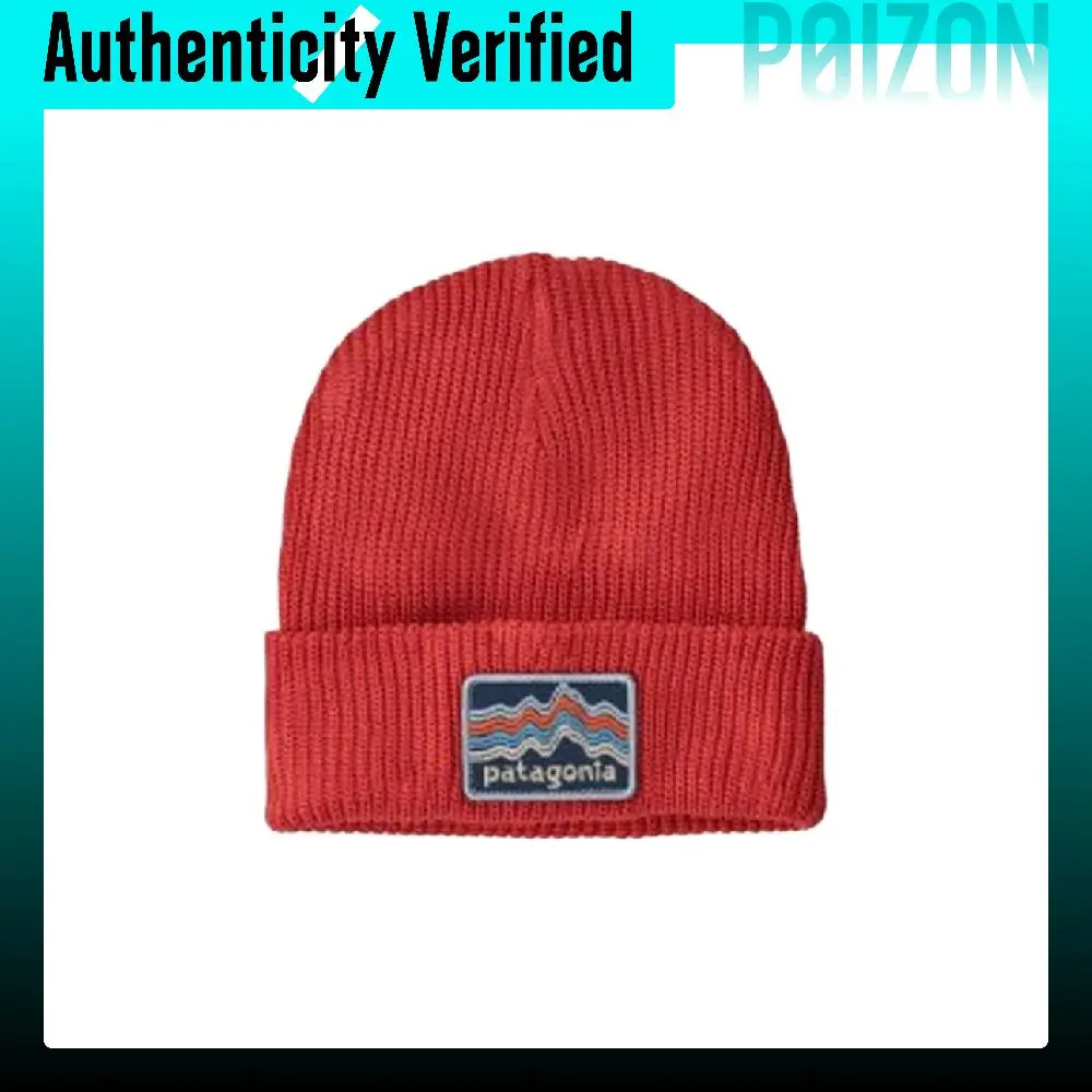 Patagonia Recycled Polyester Beanies Unisex Red 66045-RISU