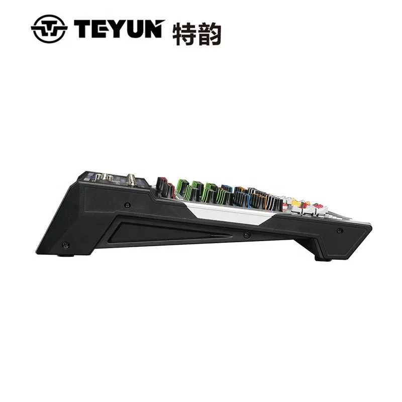 TEYUN F12 professional audio  Macro DSP front -stage effects Multimedia recording stage mixer High -quality big sound card