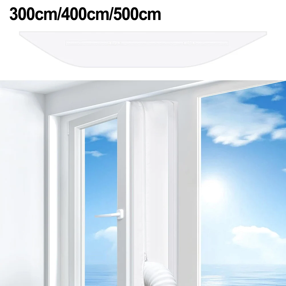 Sello de ventana de aire acondicionado con ahorro de energía para unidades portátiles, tela de PU a prueba de fácil instalación, se adapta a múltiples diseños de ventanas