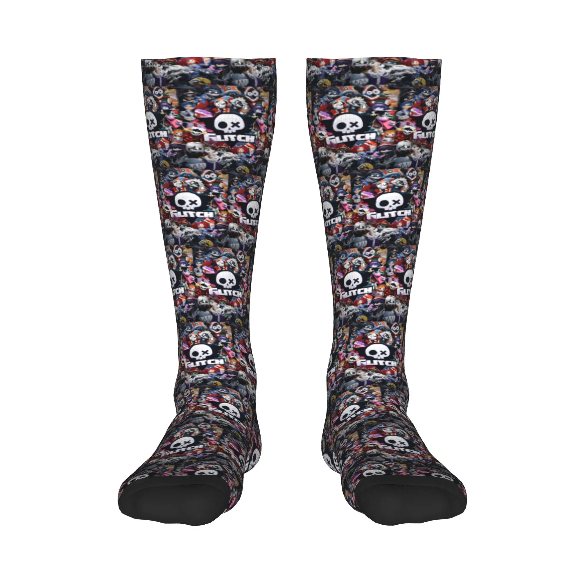 

Чулки для экипажа Chibis Murder Drones Uzi Doorman Fuzzy Socks Harajuku Crazy Hip Hop Длинные носки Аксессуары для мужчин и женщин Подарки