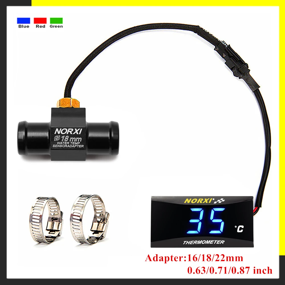 Motorcycle Water Temperature Mini Meter For XMAX250 300 NMAX CB 400 CB500X Sensor thermomete Temp gauges Scooter Racing