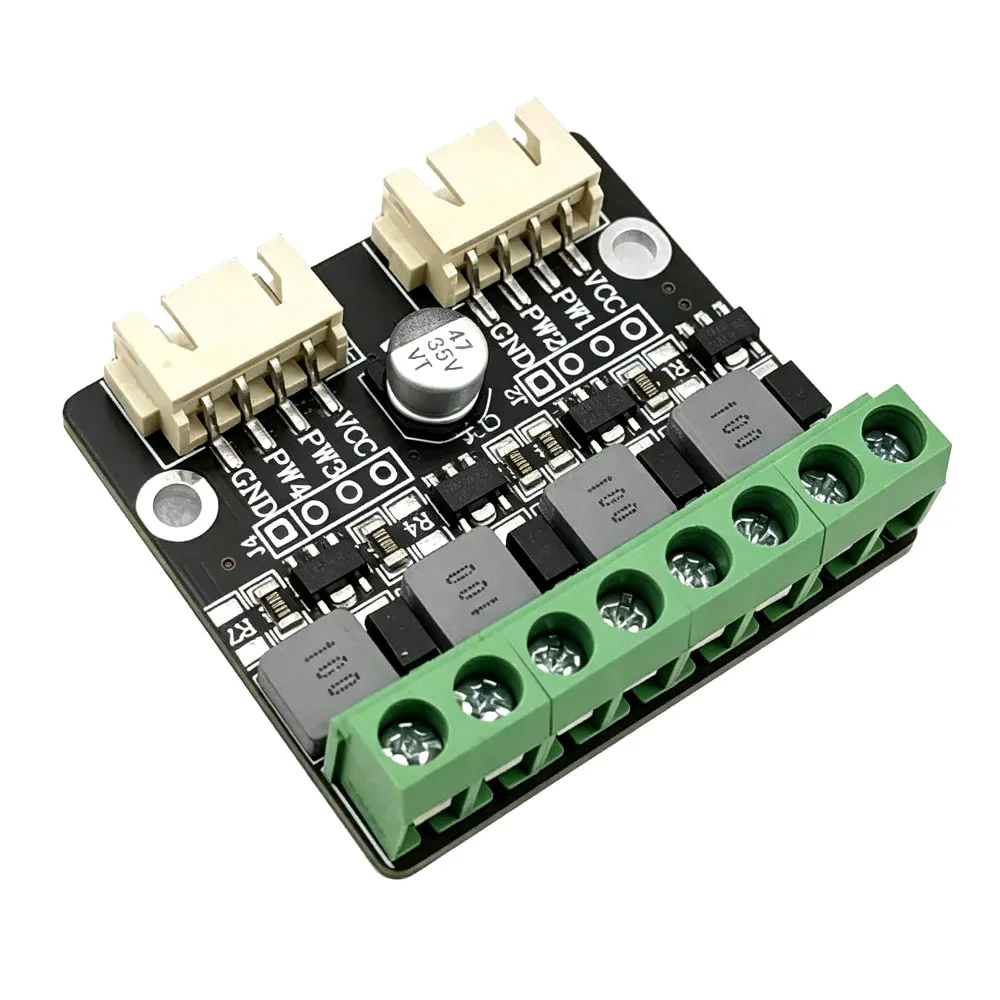 PT4115 4-Channel Constant Current LED Driver Module, Adjustable Output Current DC-DC Step-Down Converter for LED Lights