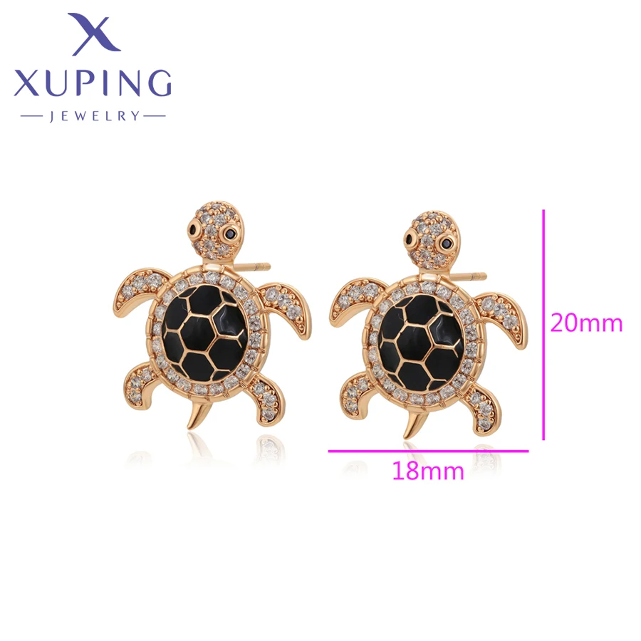 Xuping Jewelry Neu eingetroffene Tier-Ohrstecker mit goldfarbenem plattiertem Ohrring für Damen, Schmuck, Geschenk, X001215274 – Detail 10