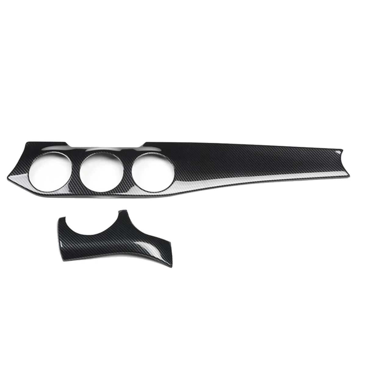 2Pcs Dashboard Center Console Air Condition Outlet Panel Trim Strip for Mercedes Benz GLA X156 CLA C117 2013-2019