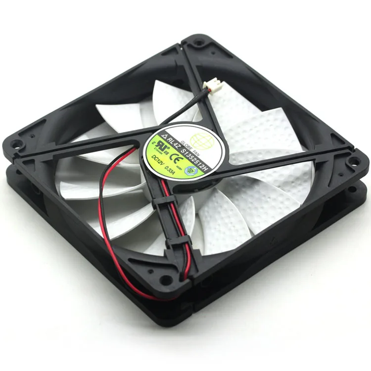 1pcs new For GLOBE FAN RL4Z S1352512H DC 12V 0.33A 13.5CM 135mm fan pc chassis power cooling fan 135x135x25mm cooler