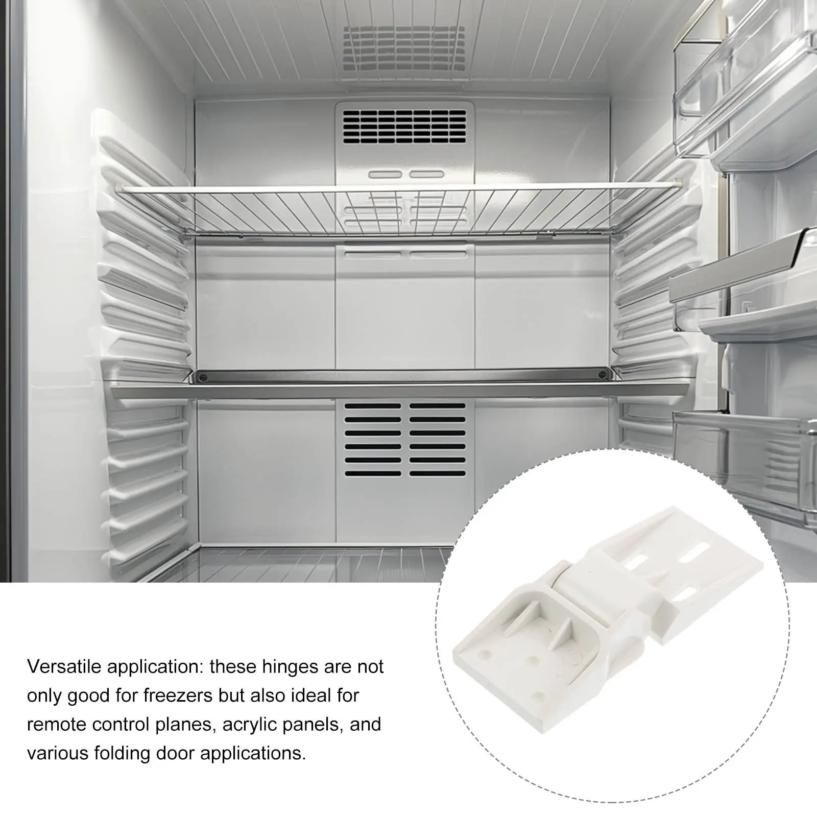 Chest Freezer Hinge Replacement Plastic Swinging Door Hinges for Small Freezers Rv Fridges Cabinet Doors Interior Doors