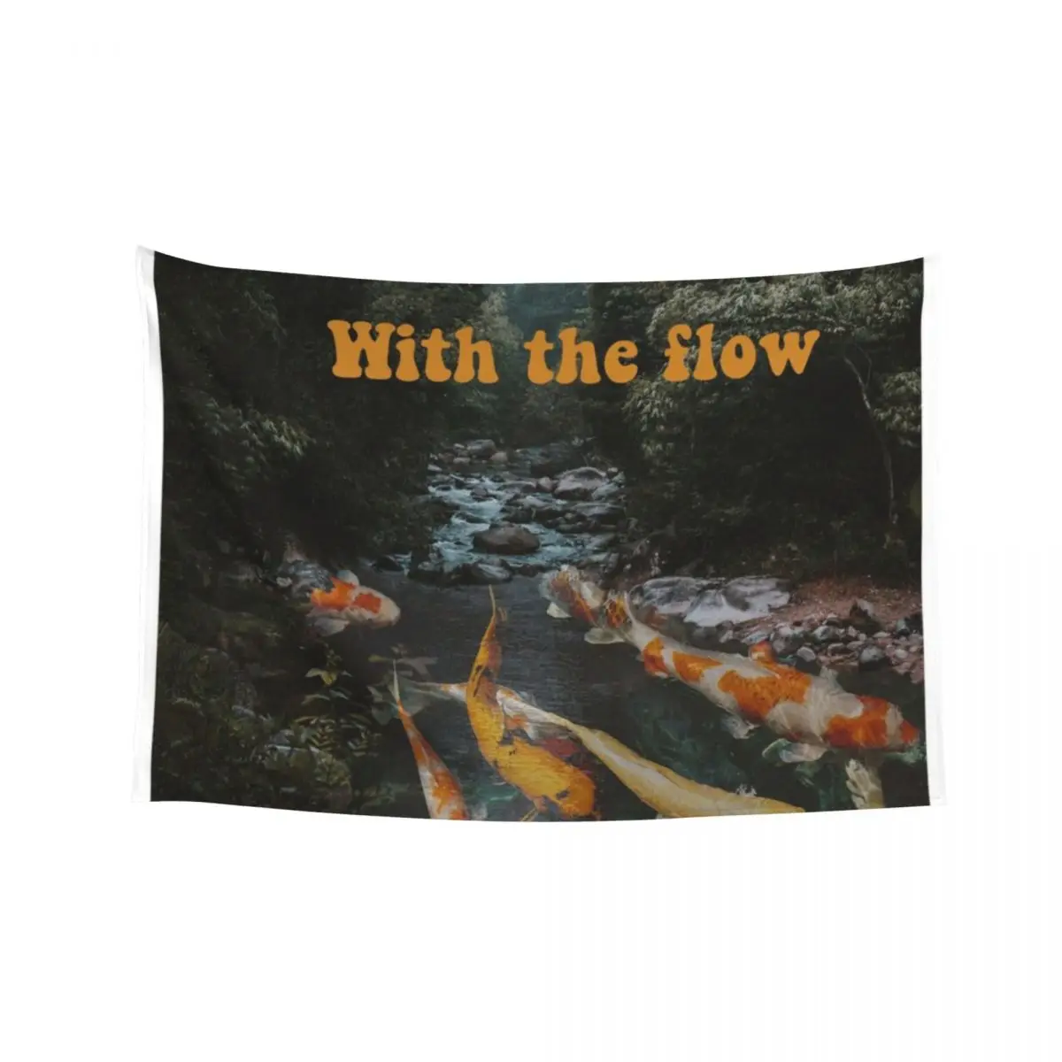 

With the Flow Tapestry Christmas Decoration Room Decor For Girls Decorative Paintings Outdoor Decor Tapestry