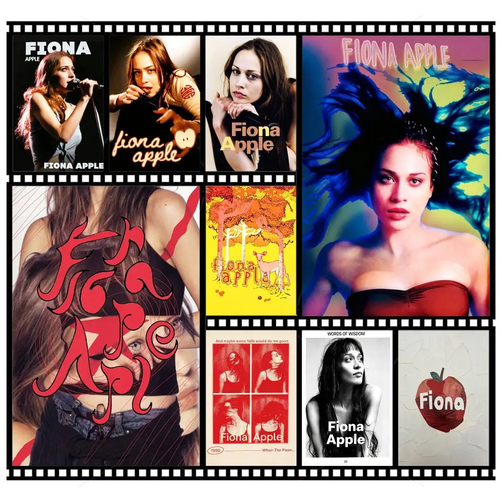 Indie Singer F-Fiona Apple Poster Wall Art Poster HD Waterproof PP Print Bedroom Living Room Office Decor Gift