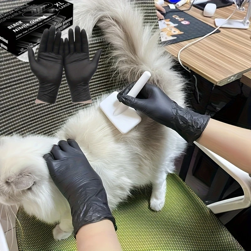 Disposable Gloves in Package Black Nitrile Gloves Home Kitchen Cooking Tools Tattoo Washing Car Household Cleaning Work Gloves