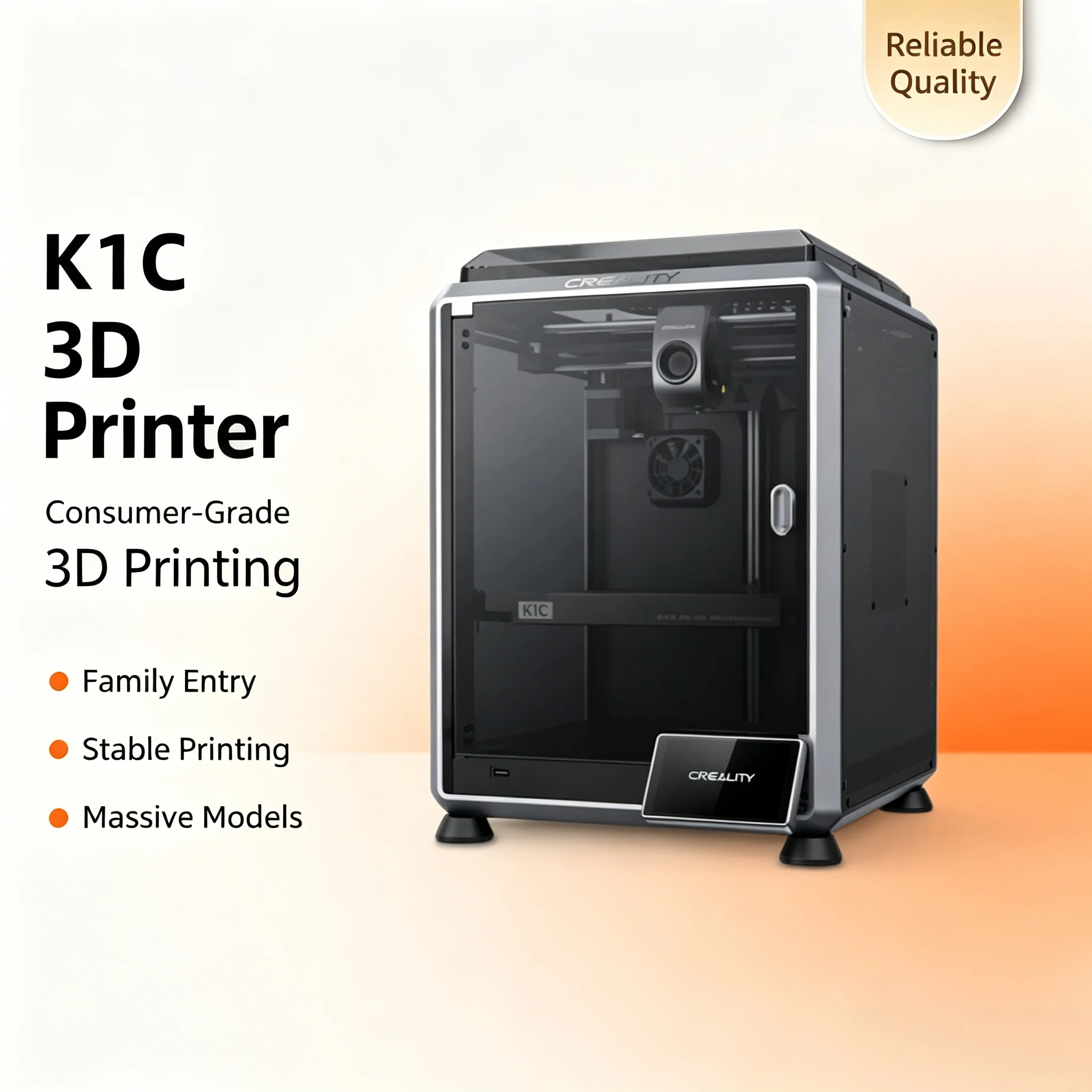 3D Printer CFS 16-Color Multi-Material PLA 500mm/s High-Speed Auto Leveling