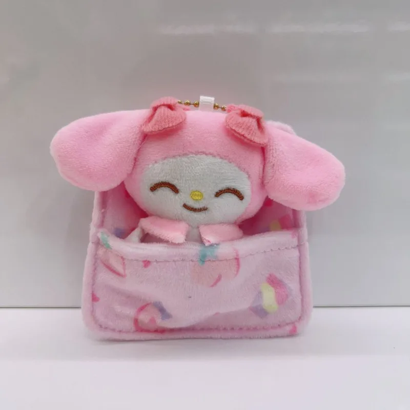 Hello Kitty Cartoon Anime Cute Kawaii Desktop Ornament Plush Backpack Keychain Desktop Decoration Student Girl Gift Wholesale