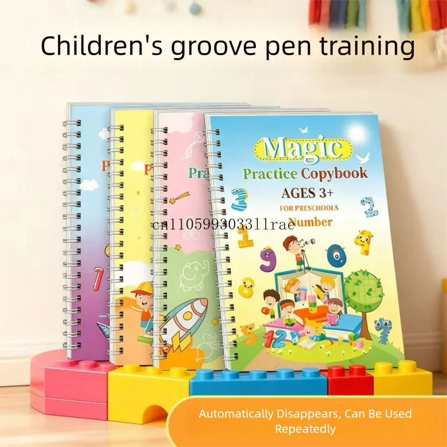 Preschool Magic Dotted Calligraphy Book Stroke By Stroke Tracing for Early Enlightenment