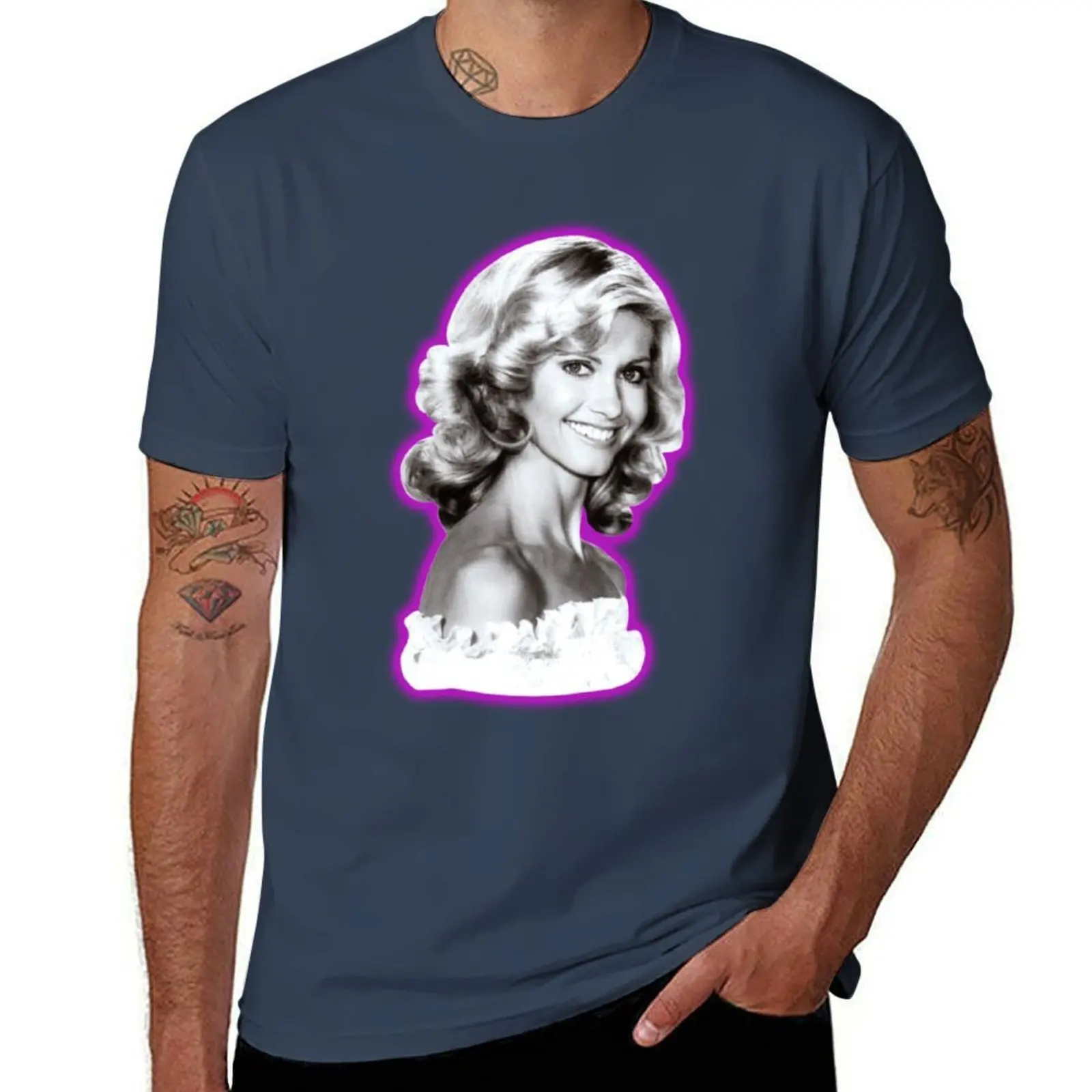 Olivia Newton John Xanadu, Your Neon Lights Will Shine T-Shirt Summer Sports Quick Dry T-Shirt