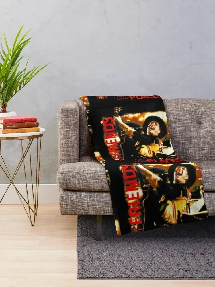 1996 Garth Brooks Vintage Throw Blanket Sofa Luxury Brand Multi-Purpose warm winter Blankets