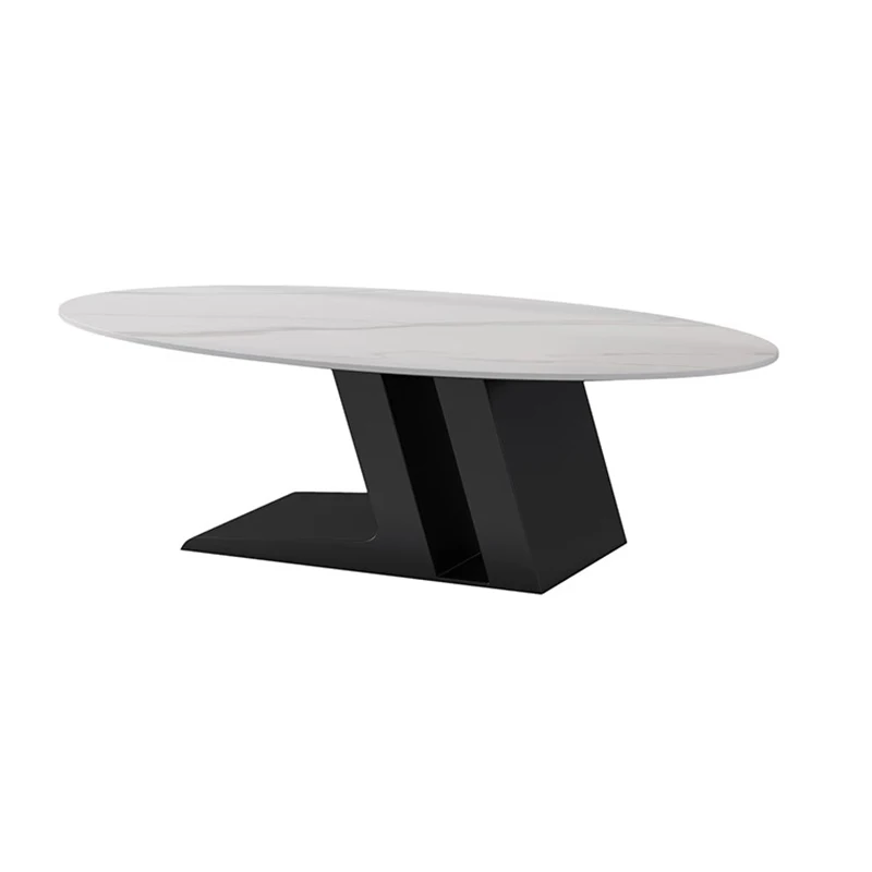 Modern Minimalist Coffee Table Oval Design Nordic Style Glam Coffee Table Unique Luxury Table Basse Pour Salon Home Furniture