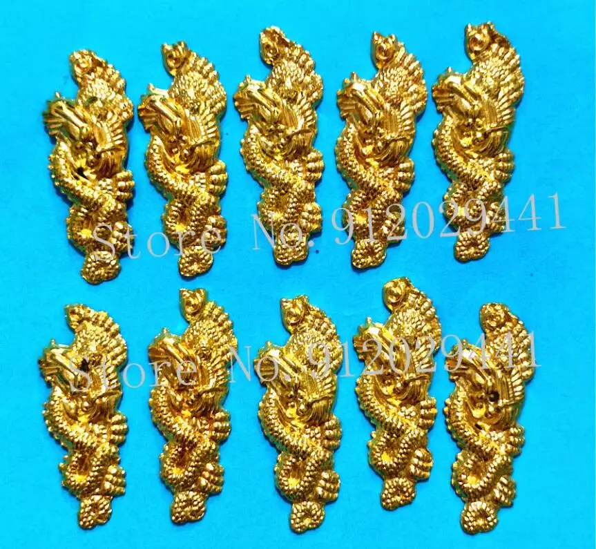 10PC Very Beautiful Alloy Dragon Menuki For Japanese Sword Samurai Katana Tsuka Menuki