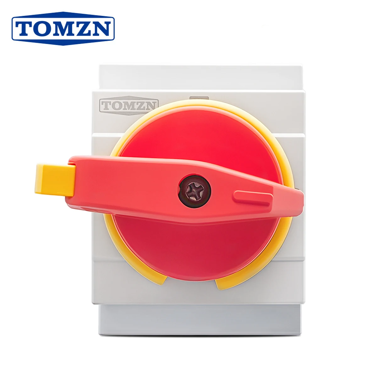 TOMZN 2P DC 1500V 40A PV Solar Handle Isolator Rotary Switch Disconnector Lockable For Solar Distribution Box 35mm DIN Rail