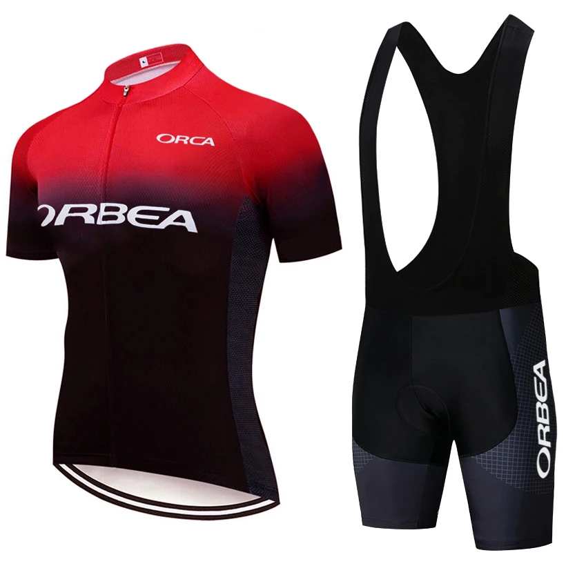 ORBEA ORCA-Ensemble de cyclisme pour homme et femme, maillot et short de vélo, séchage rapide, 4 poches, t-shirt de vélo professionnel, vêtements d'été, 2024