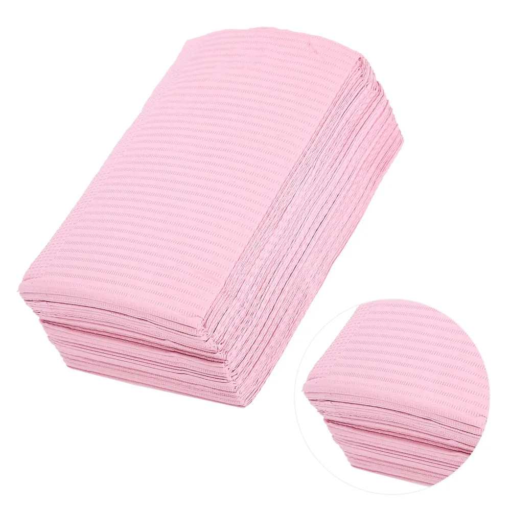 125PCS Manicure Tool Disposable Nail Paper Table Mats Waterproof Portable Clean Pad Desktop Protection Manicure Mat Nail Salon