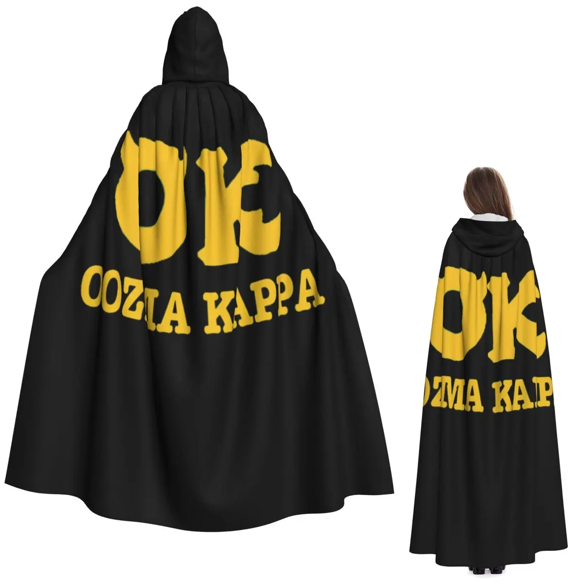 Squishy Oozma Kappa OK lange capuchon mantel heks middeleeuws kostuum cosplay Cape Halloween jas volwassen unisex