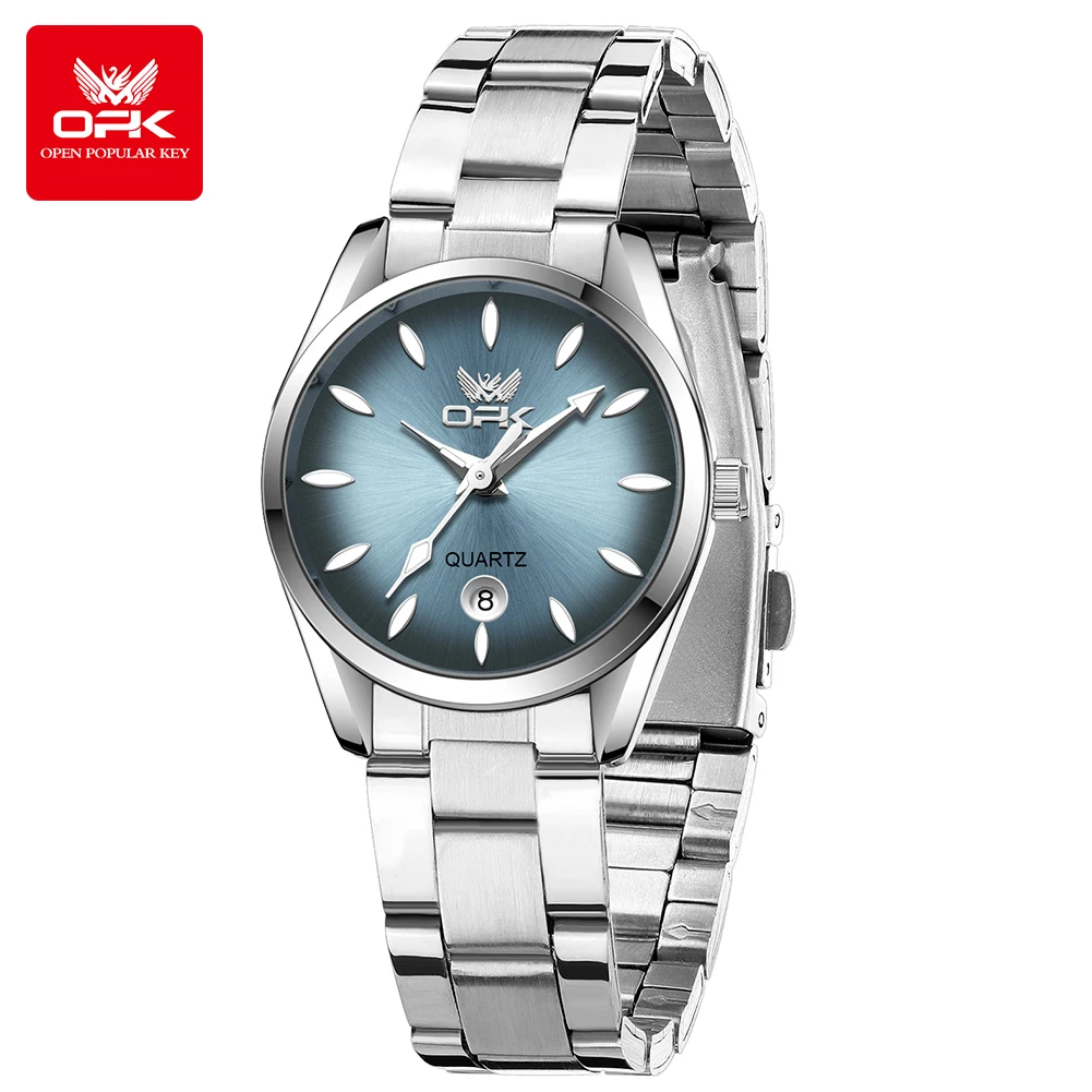 OPK 6038 Women's Watches Original Luxury Simple Fashion Casual Ladies Watches Elegant Quartz Wristwatches for Woman